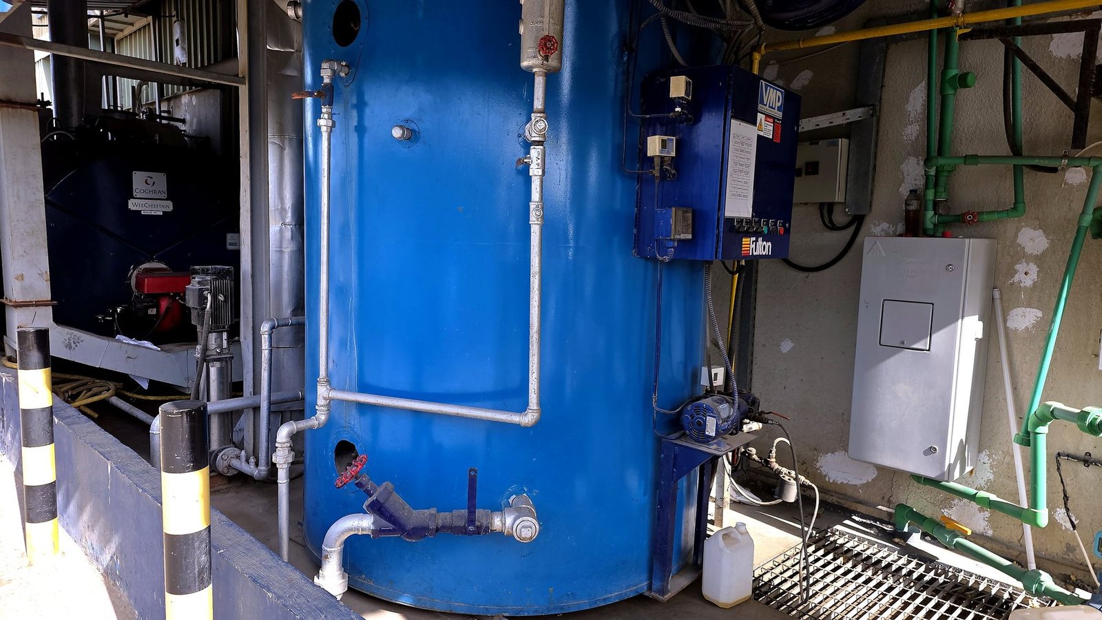 Industrial steam boiler